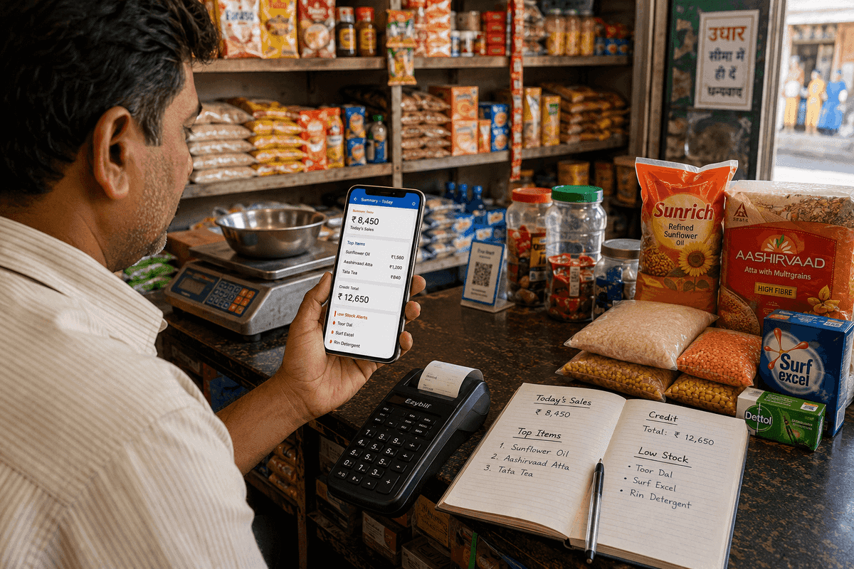 Digital Transformation of a Grocery / Kirana Store Business in India Using AI: The Complete Guide