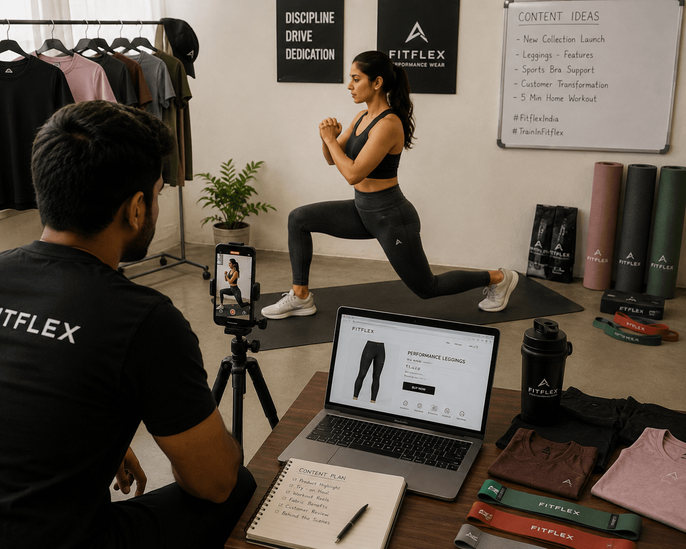 How to grow an sportswear / fitness gear